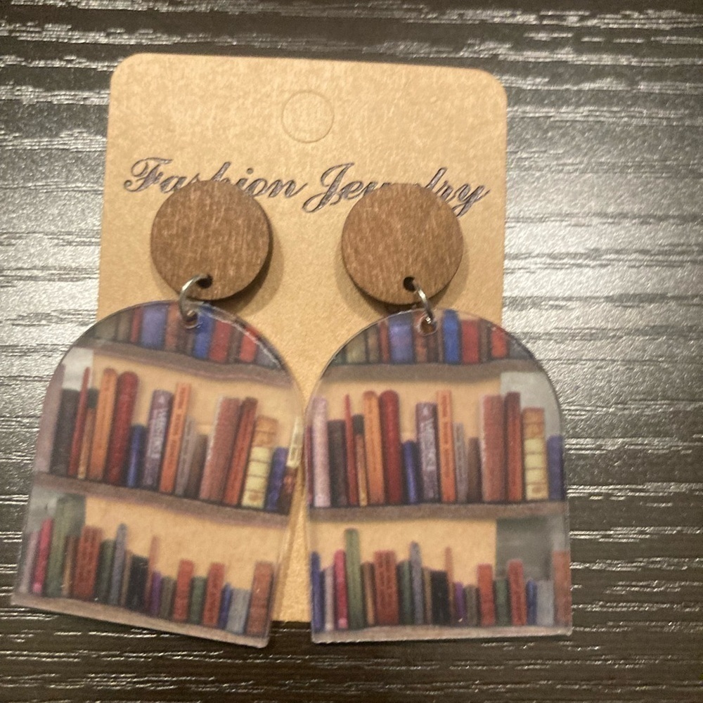 3/$20 Book earrings brand new & would make a great gift for teacher, librarian